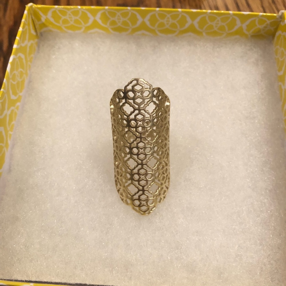 Kendra Scott Boone Cocktail Ring (Gold)